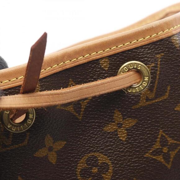 LOUIS VUITTON Brown Monogram Leather Backpack - Picture 9 of 10